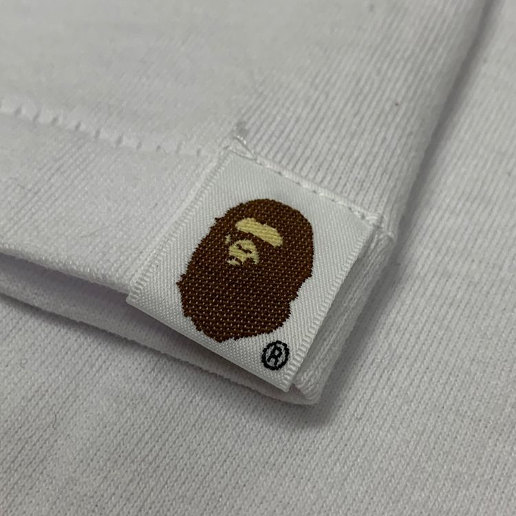 Bape XL Tee Shark ABC Camo Rebuild Shark White T-Shirt A Bathing Ape image 9