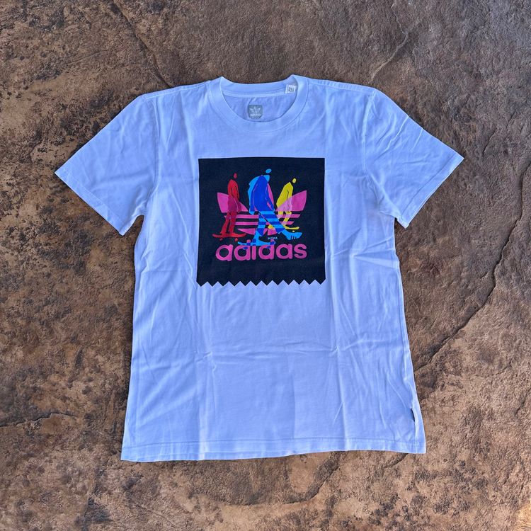 Adidas White Graphic T-Shirt