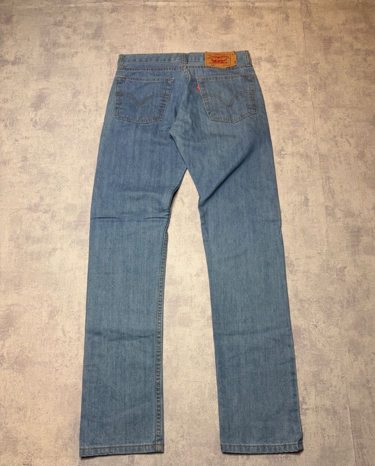 Vintage Levis 501 Baby Blue Classic Straight Fit Usa Casual Basic