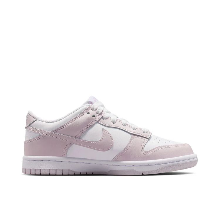 Nike Dunk Low White Light Violet GS image 1