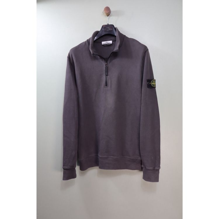 Stone Island Charcoal Grey 1/4 Zip Jumper