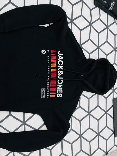 Jack & Jones Black Hoodie