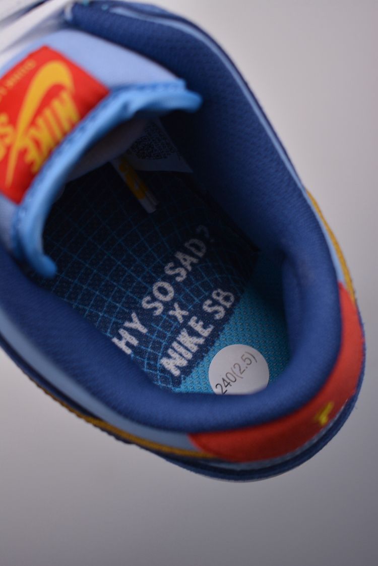 Blue casual sneakers image 7
