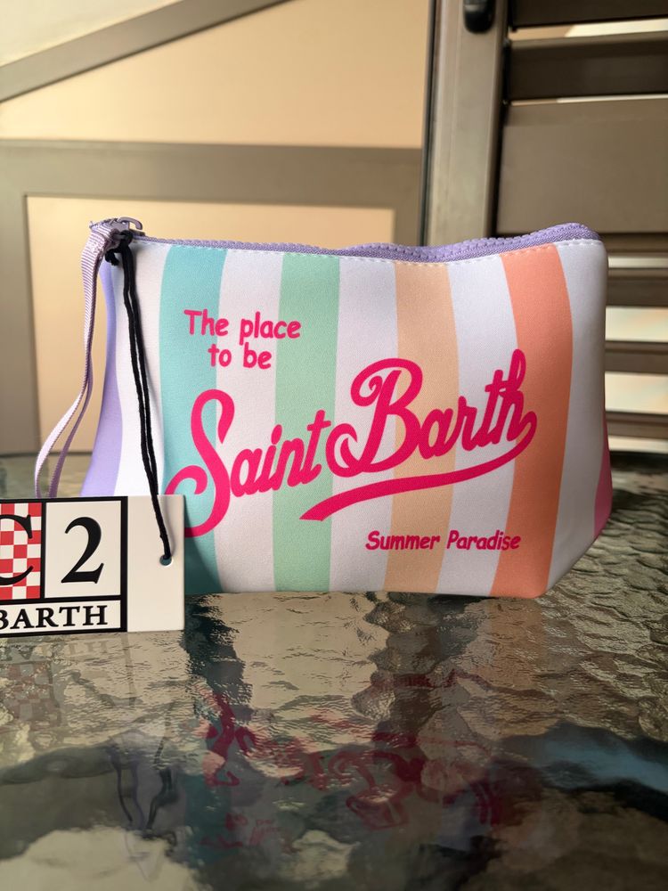 Immagine di Saint Barth Striped Pouch Bag 2