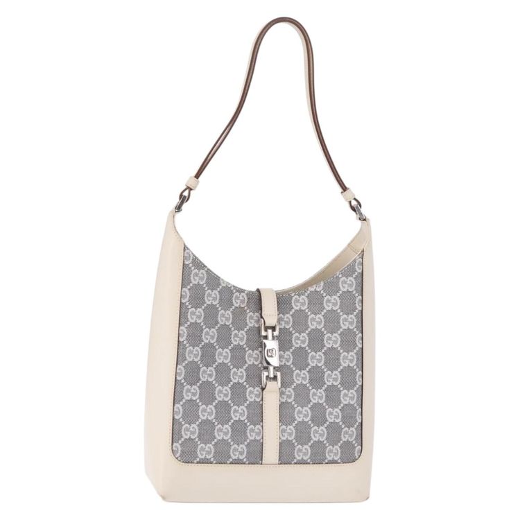 GUCCI GG Canvas Jackie Shoulder Bag Gray Silver 001 3876 Auth 210994V - Jerrillo image 2
