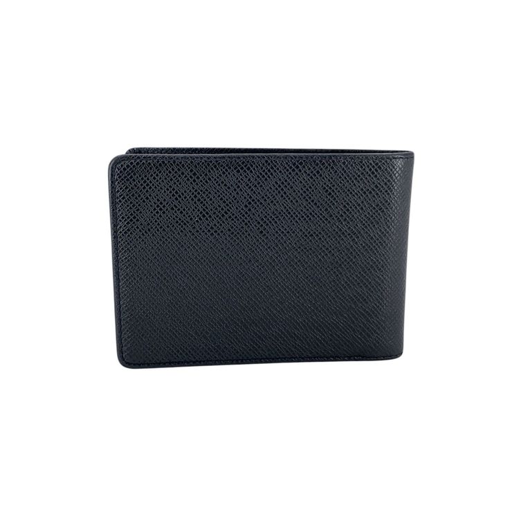 Immagine di Louis Vuitton Black Ardoise Taiga Porte Billet 3 Volets Bifold Wallet 5
