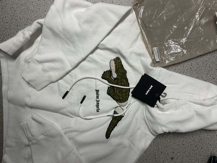 Palm Angels Croccodile Popover Hoodie - £560 RRP!!