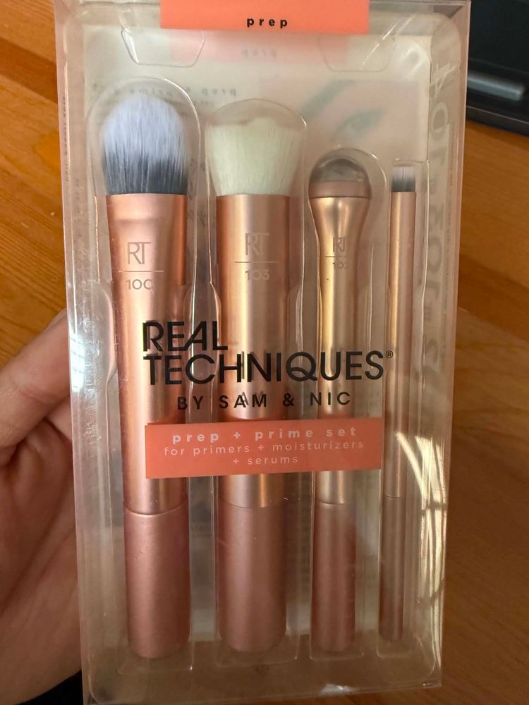 Real Techniques Prep + Prime Brush Set 4