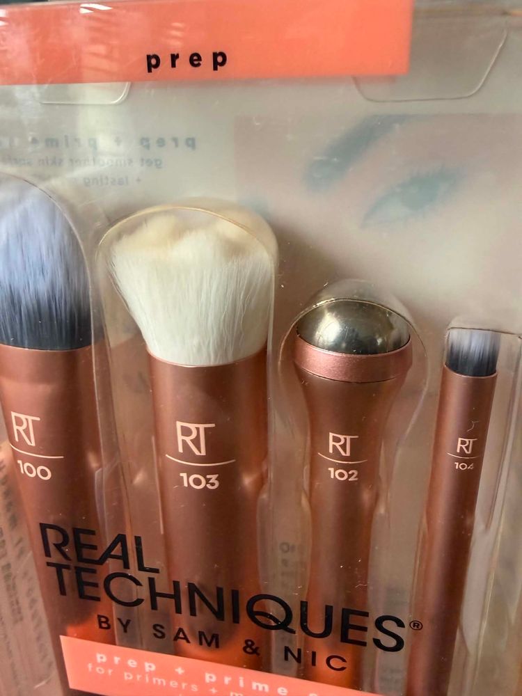 Real Techniques Prep + Prime Brush Set 3