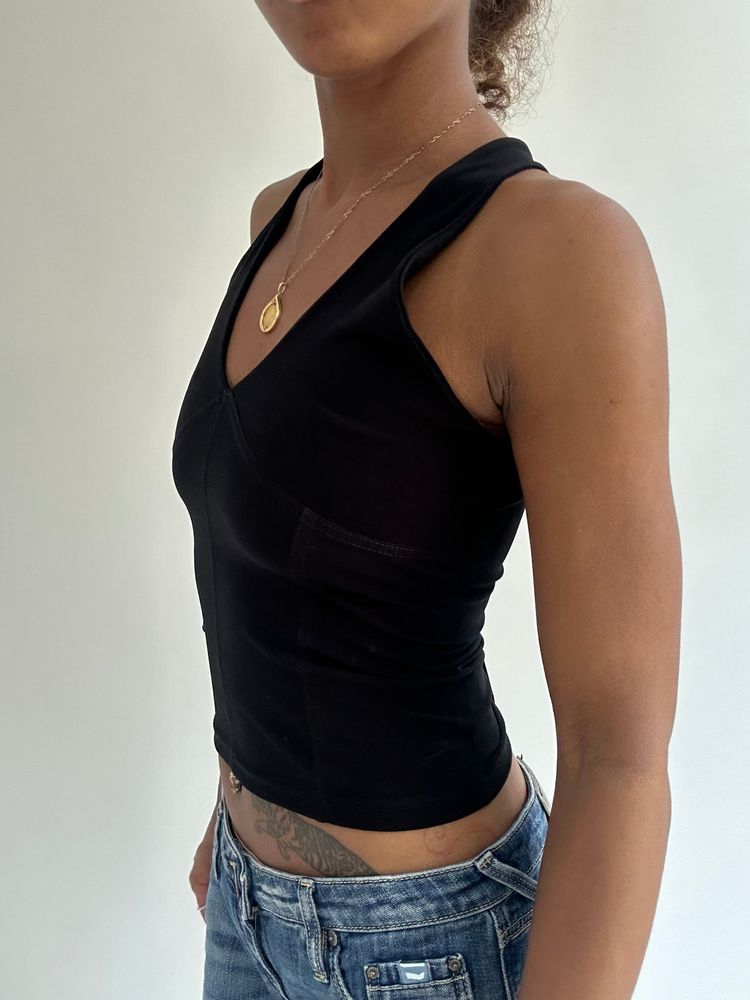 BEST PICKS | small black halterneck top image 5