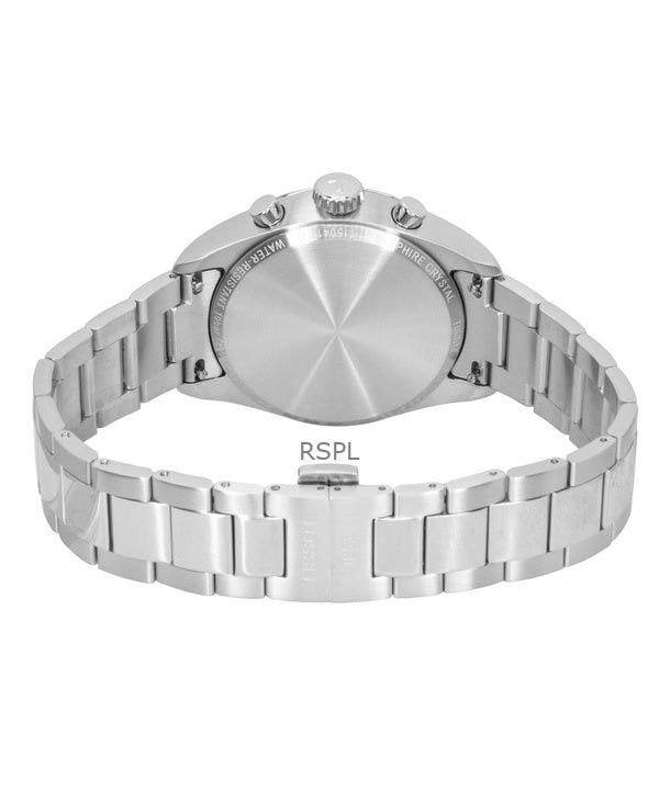 Tissot PR 100 Chronograph Stainless Steel Ice Blue Dial Quartz T150.417.11.351.00 100M Men's Watch image 3