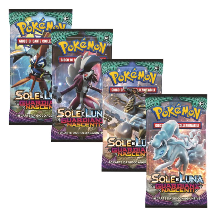 Pokémon BUSTA 10 CARTE DELL'ESPANSIONE SOLE E LUNA GUARDIANI NASCENTI product image