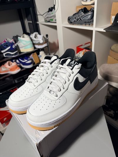 Nike Air Force 1 '07 LV8 Black White Reflective - UK Size 10, Brand New Half Box