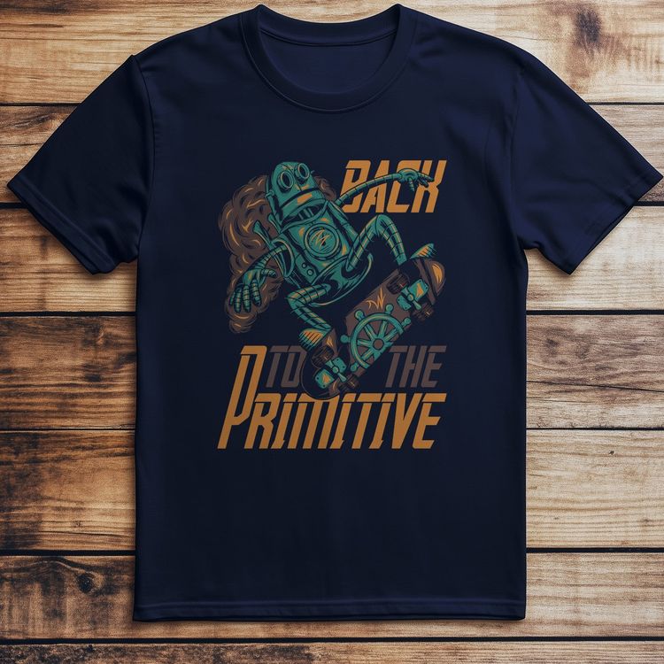 Robot_4 Skateboarder T-Shirt image 5