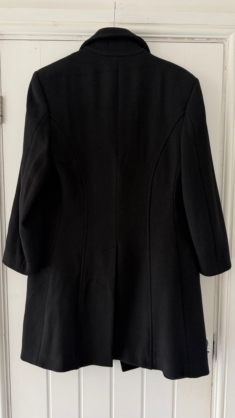 Immagine di Emporio Armani 1990s Double Breasted Peaked Lapel Wool Coat - Size S 6