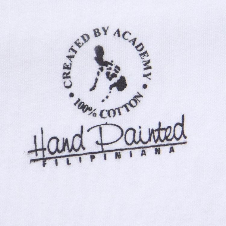 Academy Filipiniana Hand Painted White T-Shirt image 5