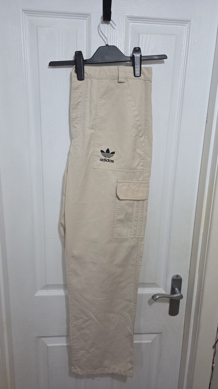 Adidas  Originals Vintage Beige Cargo Pants Medium image 1