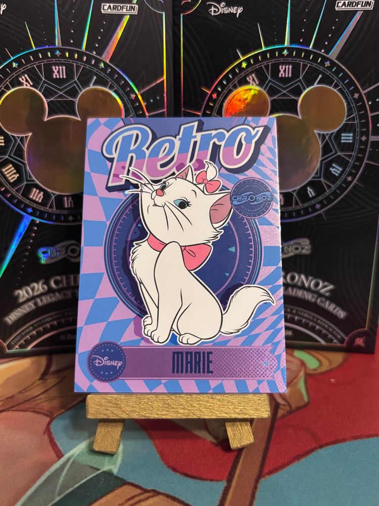 Disney Retro Marie 86/100 Trading Card image 1