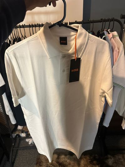 Boss White Polo Shirt