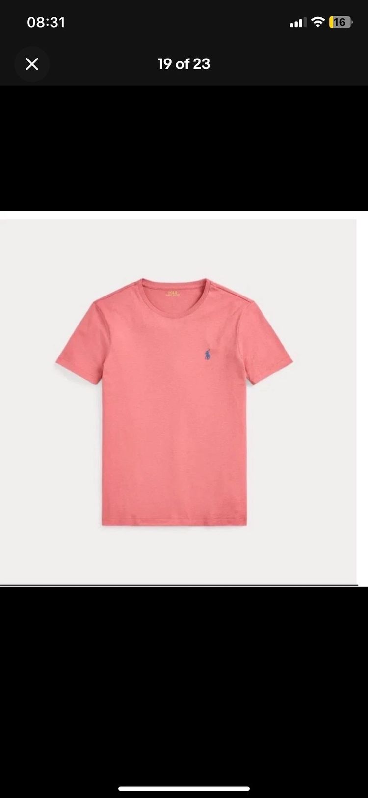 Polo Ralph Lauren Peach 🍑 T-Shirt size -M no tags