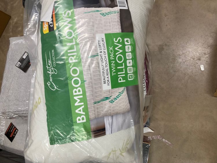 Bamboo Pillows Twin Pack RRP £30
