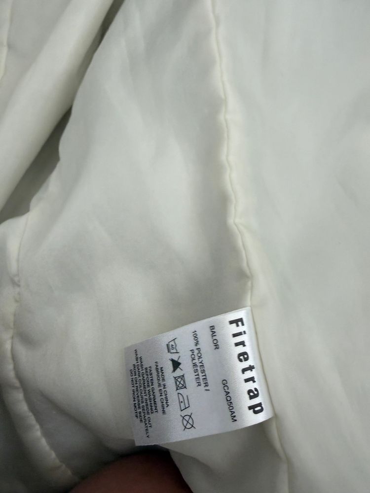 Firetrap Cream Biker Jacket (M) 6