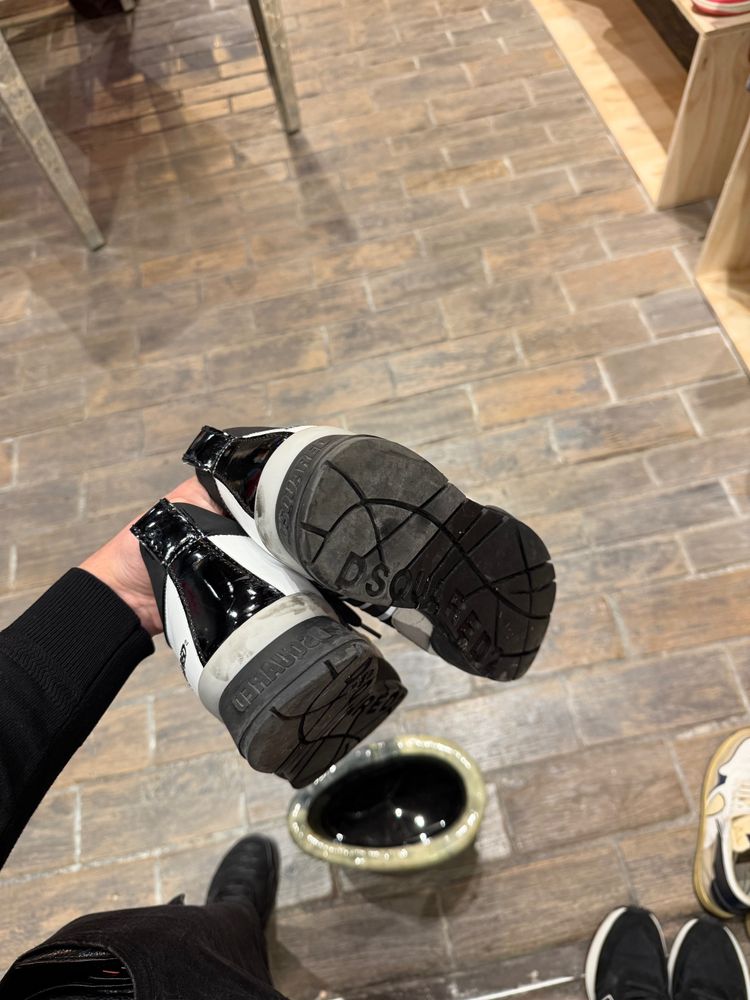 Dsquared2 White And Black Sneakers image 6