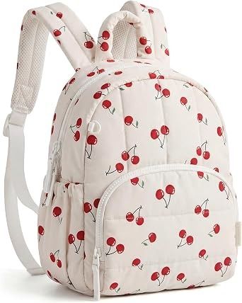 Beige Checkered Backpack obraz 2