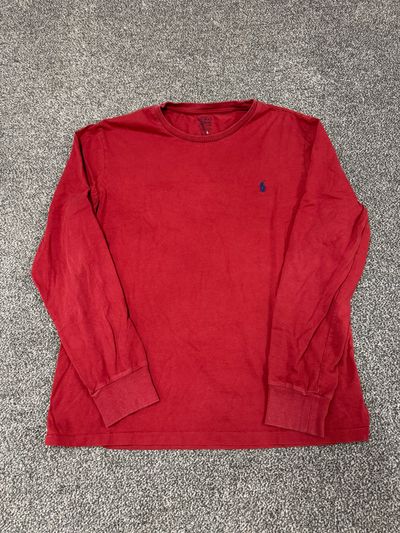 Polo Ralph Lauren Red Long Sleeve Shirt