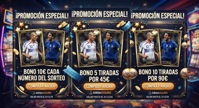1 numero en sorte pack zidane y materazzi