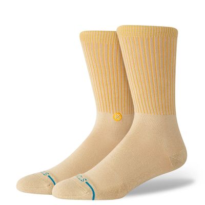 Stance USA Official Crew Socks - M - Icon Pop - Sand