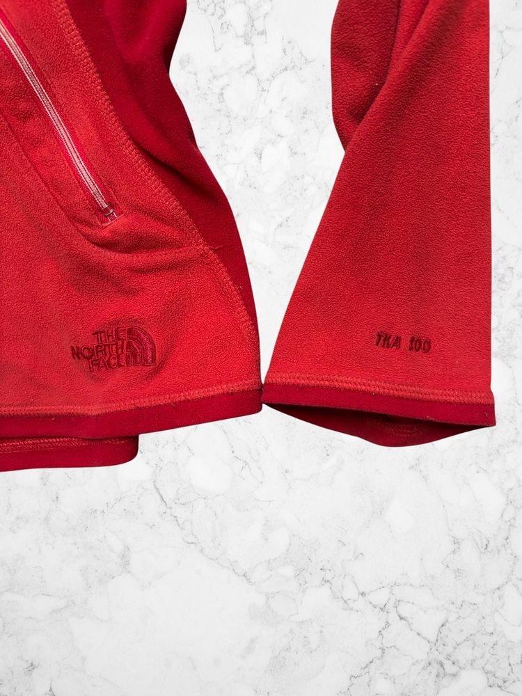 The North Face Red Fleece Jacket image 2