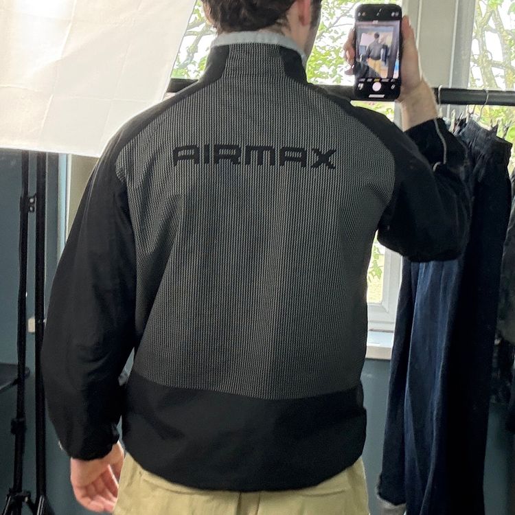 Nike 2000's airmax series 87 graphic spellout track jacket (S)