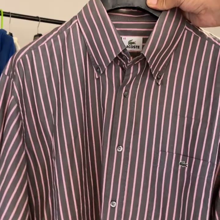 Lacoste Lacoste Camicia a righe - 44 product image
