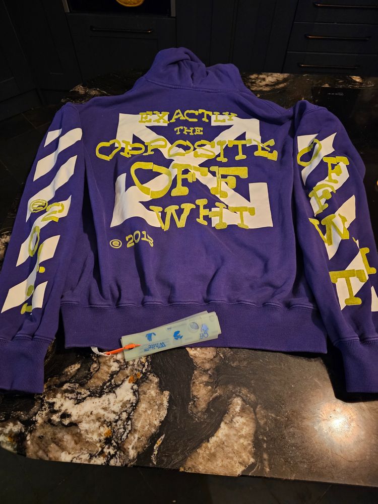 Purple Off-White Hoodie