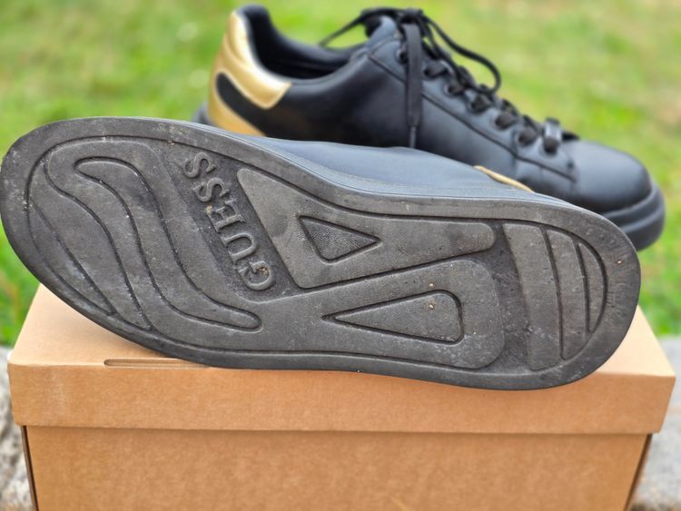 Guess Black And Gold Sneakers image 6