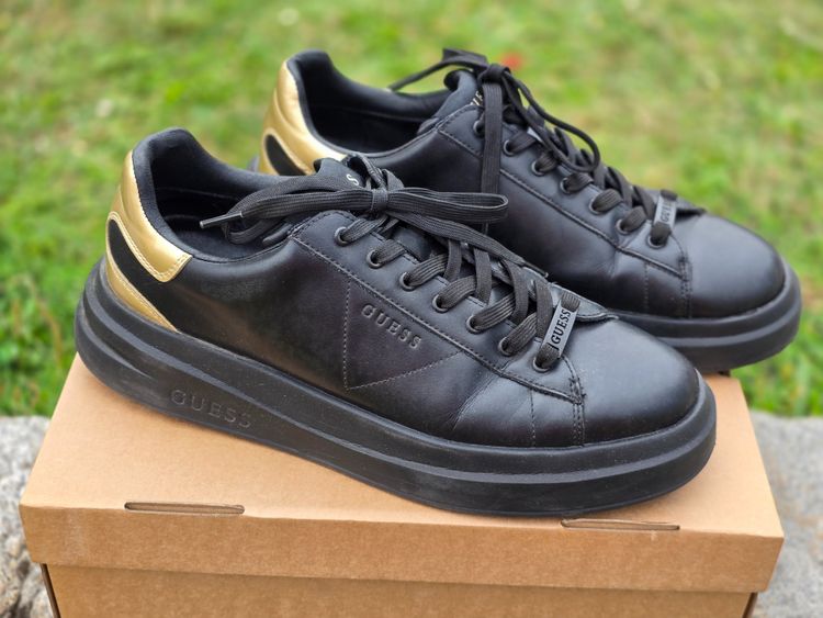 Guess Black And Gold Sneakers