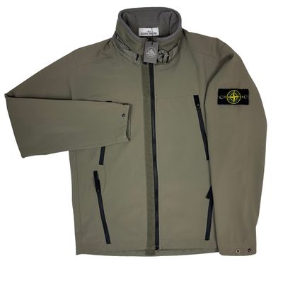 Chaqueta Stone Island Soft Shell-R Caqui - talla L
