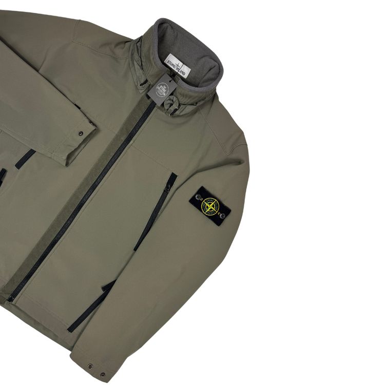 Chaqueta Stone Island Soft Shell-R Caqui - talla L image 5