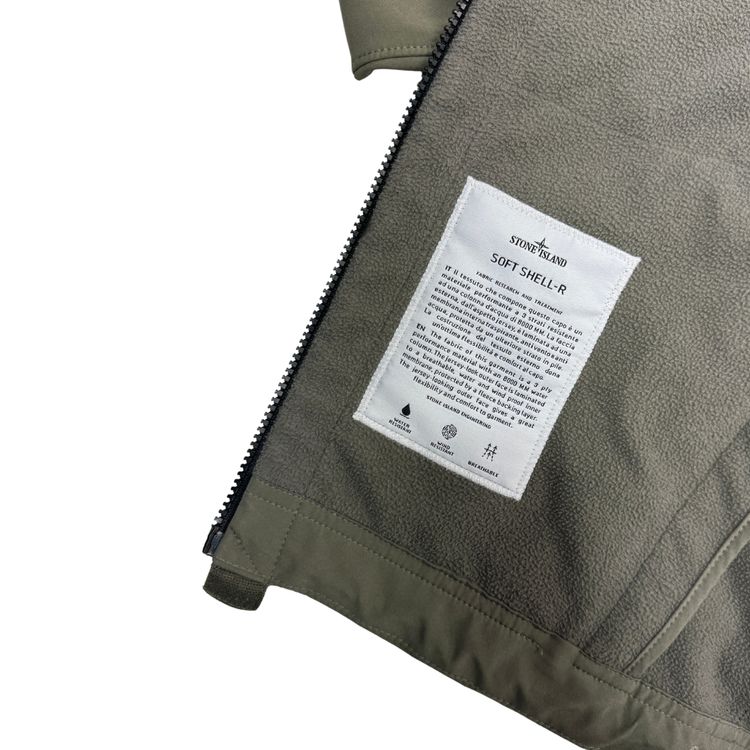 Chaqueta Stone Island Soft Shell-R Caqui - talla L image 3