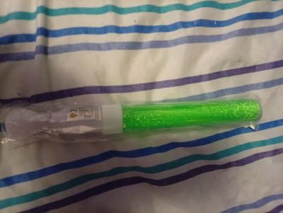 Green Glitter Light Stick