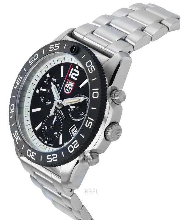 Luminox Pacific Diver Chronograph Stainless Steel Black Dial Quartz XS.3141.M 200M Men's Watch image 2