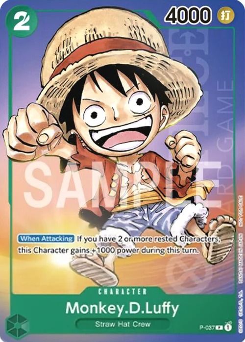 Immagine di SEALED Monkey D Luffy P-037 1st Anniversary Tournament - ENG 1