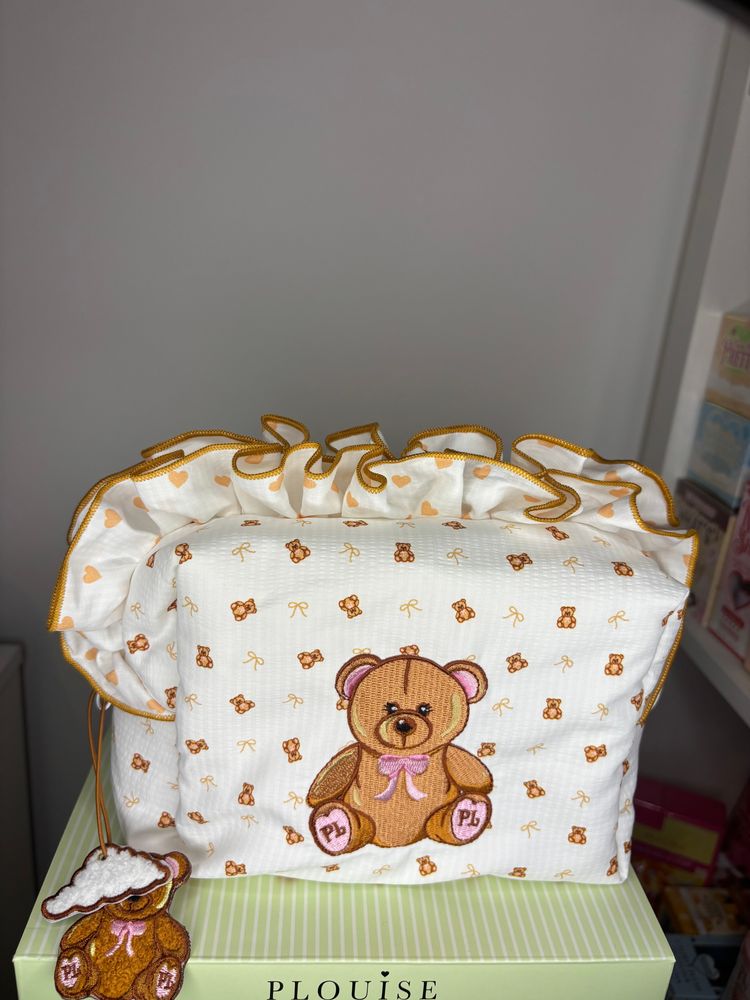 Plouise Teddy Bear Cosmetic Bag