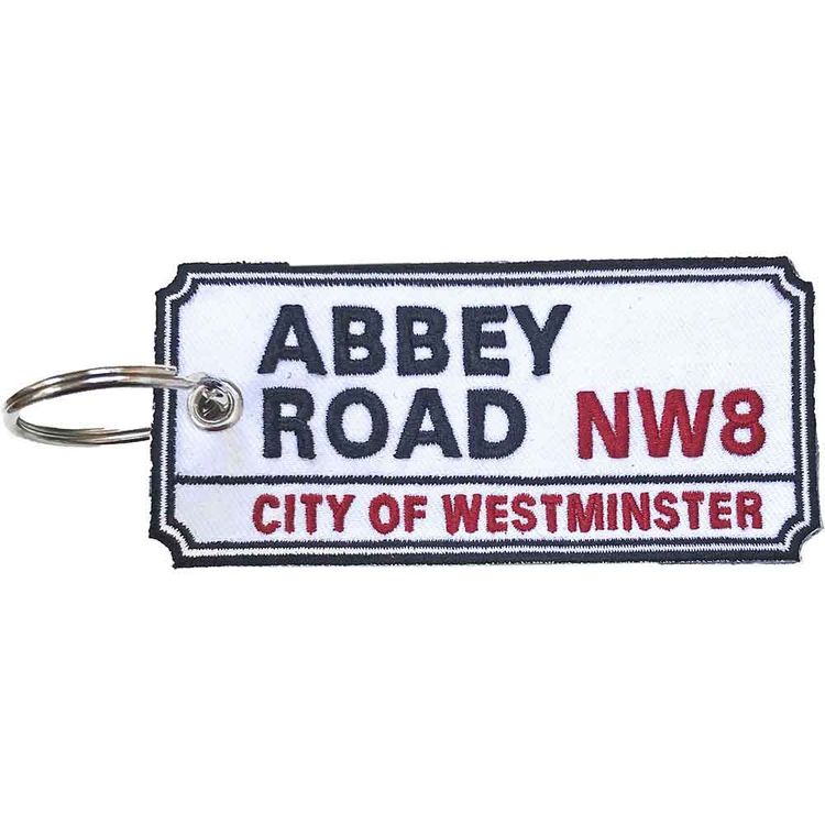 Abbey Road NW London Road Sign Keyring