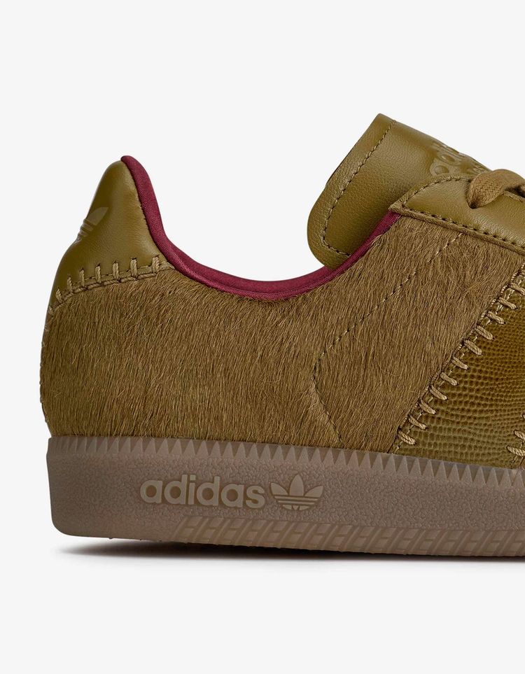 Wales Bonner x Adidas WB Karintha BW Army Khaki Pony Trainers imagen 3