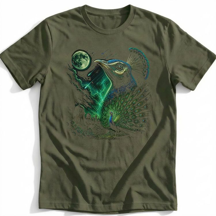 Peacock Calling T-Shirt AU image 5