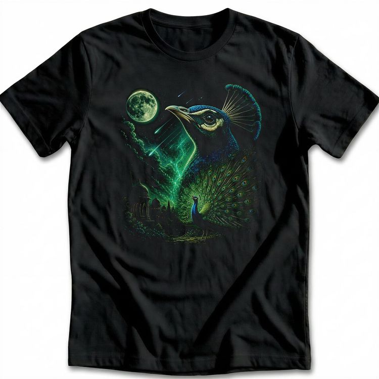 Peacock Calling T-Shirt AU image 4