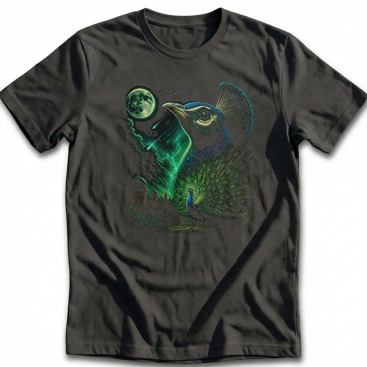 Peacock Calling T-Shirt AU image 1
