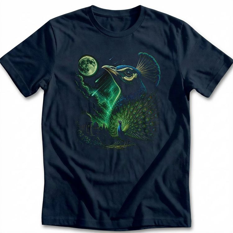 Peacock Calling T-Shirt AU image 3